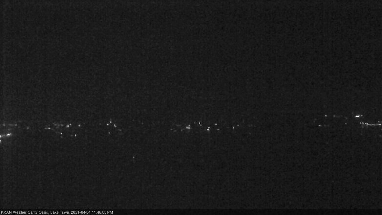 Lake Travis webcam, April 4, 2021 11:45 PM CT