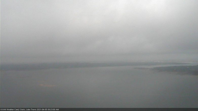 Lake Travis webcam, April 5, 2021 9:25 AM CT
