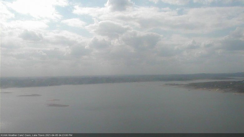 Lake Travis webcam, April 5, 2021 4:25 PM CT