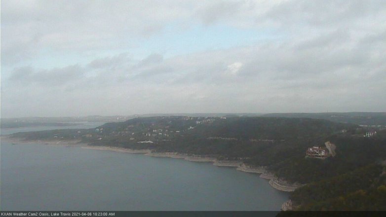 Lake Travis webcam, April 6, 2021 10:25 AM CT