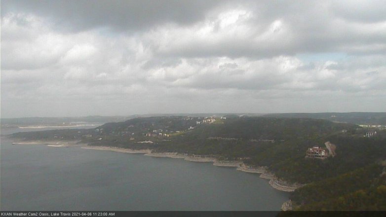 Lake Travis webcam, April 6, 2021 11:25 AM CT