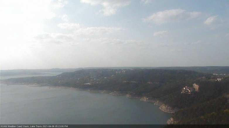 Lake Travis webcam, April 6, 2021 5:25 PM CT