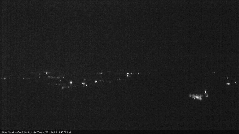 Lake Travis webcam, April 6, 2021 11:45 PM CT