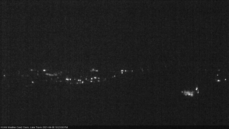 Lake Travis webcam, April 8, 2021 10:25 PM CT