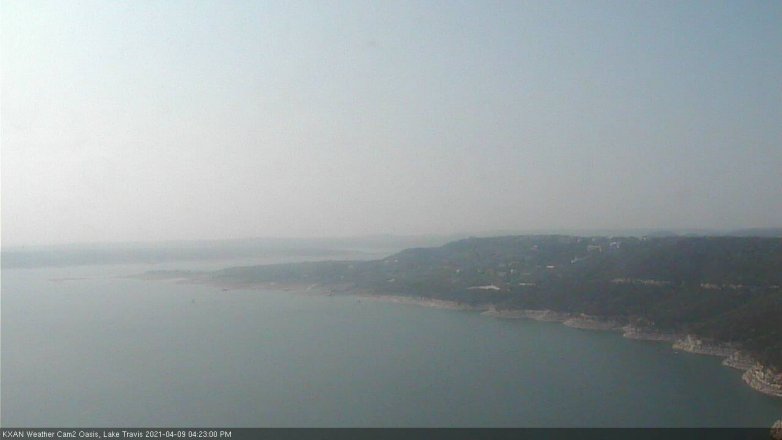 Lake Travis webcam, April 9, 2021 4:25 PM CT