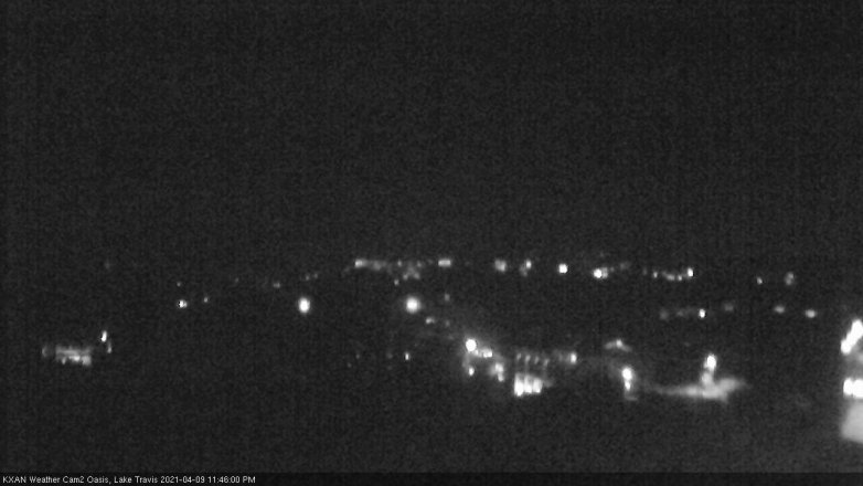 Lake Travis webcam, April 9, 2021 11:45 PM CT