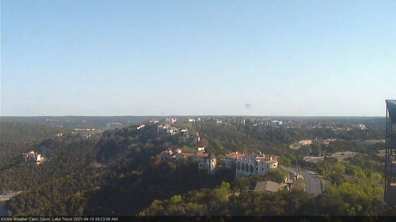 Lake Travis webcam, April 10, 2021 9:25 AM CT