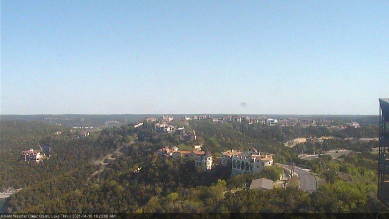 Lake Travis webcam, April 10, 2021 10:25 AM CT