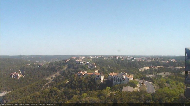 Lake Travis webcam, April 10, 2021 10:45 AM CT