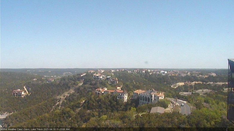 Lake Travis webcam, April 10, 2021 11:25 AM CT