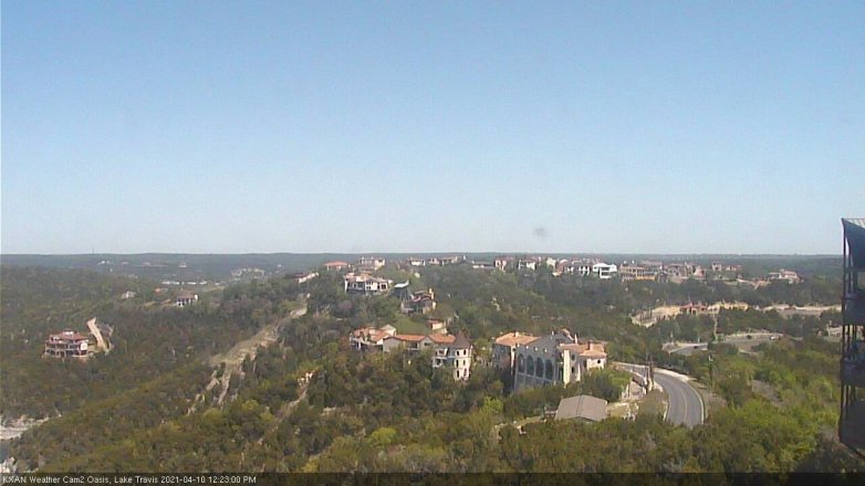 Lake Travis webcam, April 10, 2021 12:25 PM CT