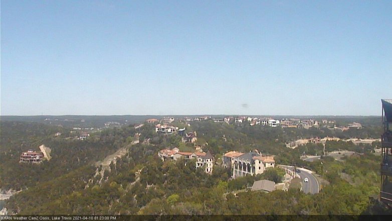 Lake Travis webcam, April 10, 2021 1:25 PM CT