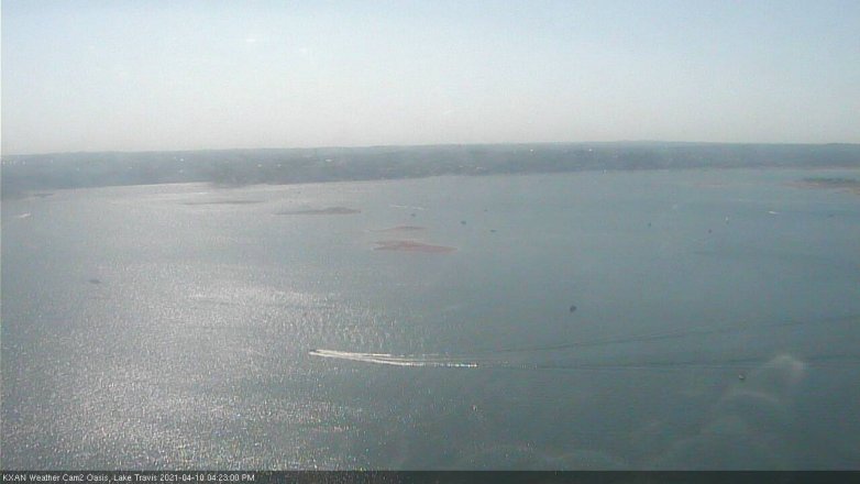 Lake Travis webcam, April 10, 2021 4:25 PM CT