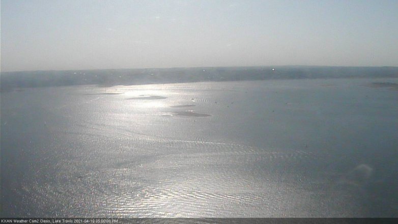 Lake Travis webcam, April 10, 2021 5:00 PM CT