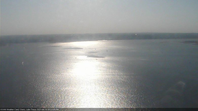 Lake Travis webcam, April 10, 2021 5:25 PM CT