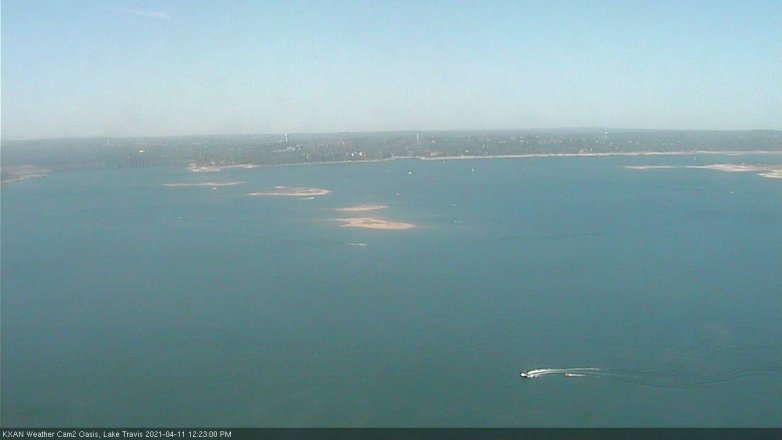 Lake Travis webcam, April 11, 2021 12:25 PM CT