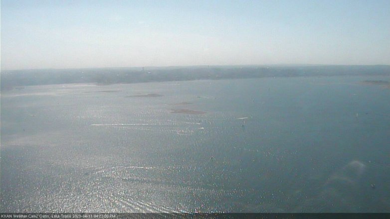Lake Travis webcam, April 11, 2021 4:25 PM CT