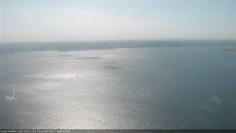 Lake Travis webcam, April 11, 2021 4:45 PM CT