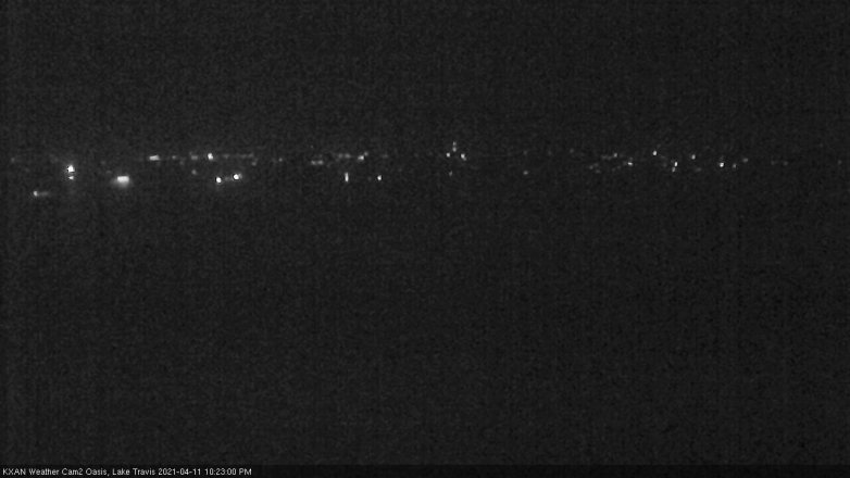Lake Travis webcam, April 11, 2021 10:25 PM CT