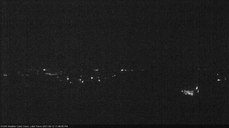 Lake Travis webcam, April 12, 2021 11:45 PM CT
