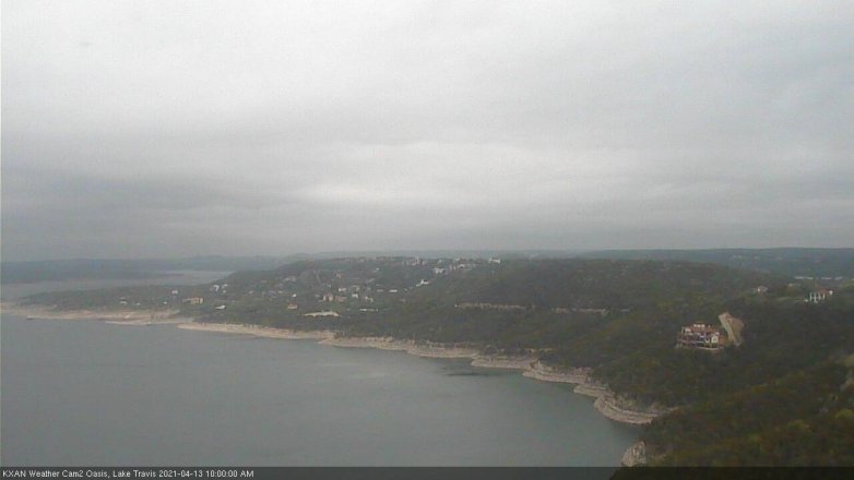 Lake Travis webcam, April 13, 2021 10:00 AM CT