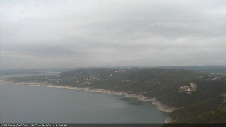 Lake Travis webcam, April 13, 2021 10:25 AM CT