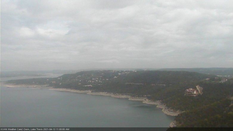 Lake Travis webcam, April 13, 2021 11:00 AM CT