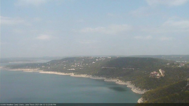 Lake Travis webcam, April 13, 2021 12:25 PM CT