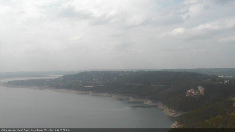 Lake Travis webcam, April 13, 2021 4:25 PM CT