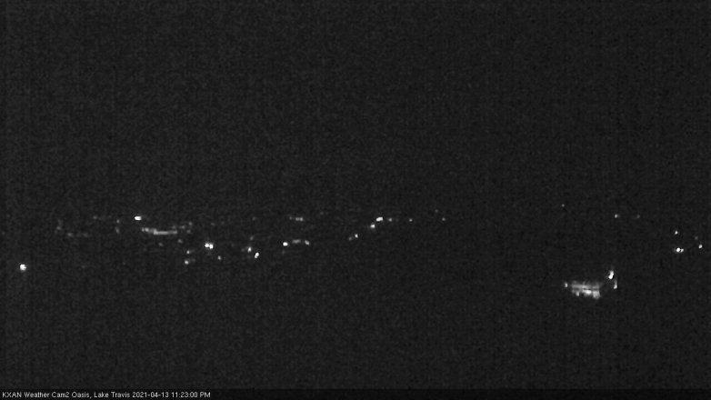 Lake Travis webcam, April 13, 2021 11:25 PM CT