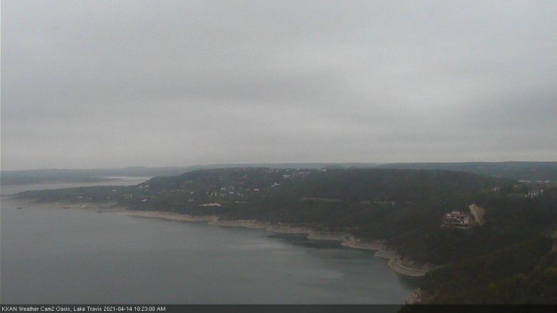 Lake Travis webcam, April 14, 2021 10:25 AM CT