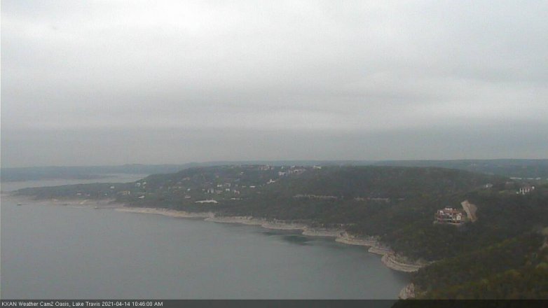 Lake Travis webcam, April 14, 2021 10:45 AM CT