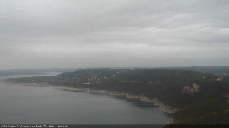 Lake Travis webcam, April 14, 2021 11:00 AM CT