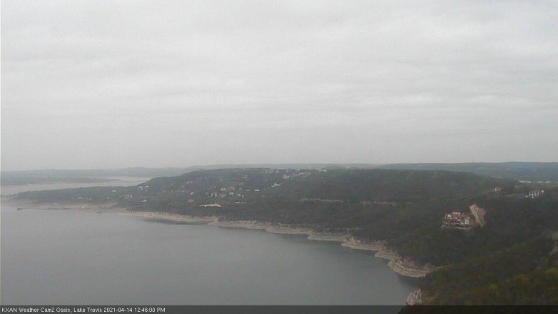 Lake Travis webcam, April 14, 2021 12:45 PM CT