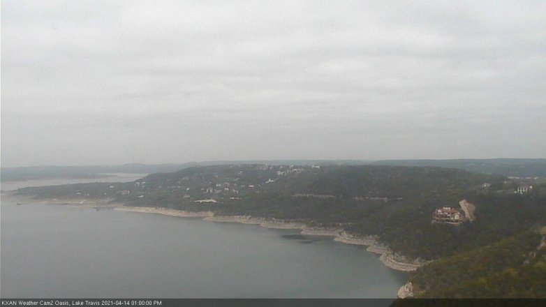 Lake Travis webcam, April 14, 2021 1:00 PM CT