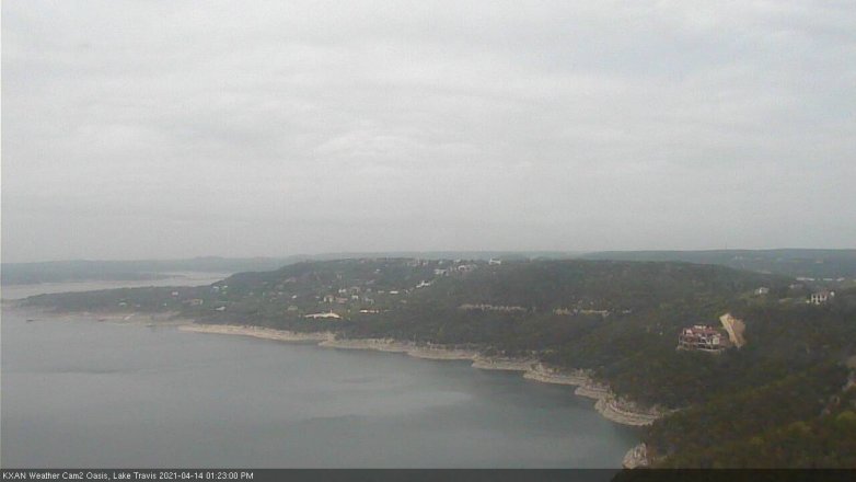 Lake Travis webcam, April 14, 2021 1:25 PM CT
