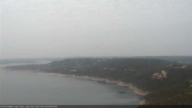 Lake Travis webcam, April 14, 2021 3:00 PM CT