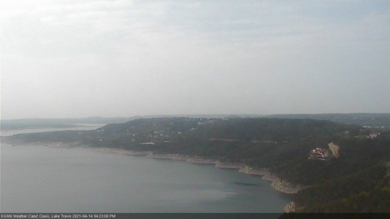 Lake Travis webcam, April 14, 2021 4:25 PM CT