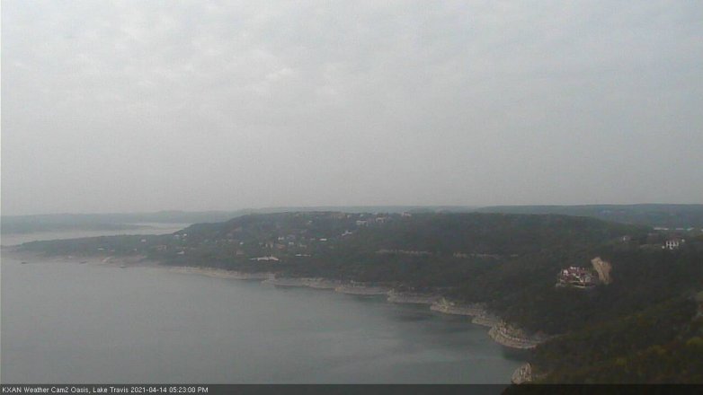 Lake Travis webcam, April 14, 2021 5:25 PM CT