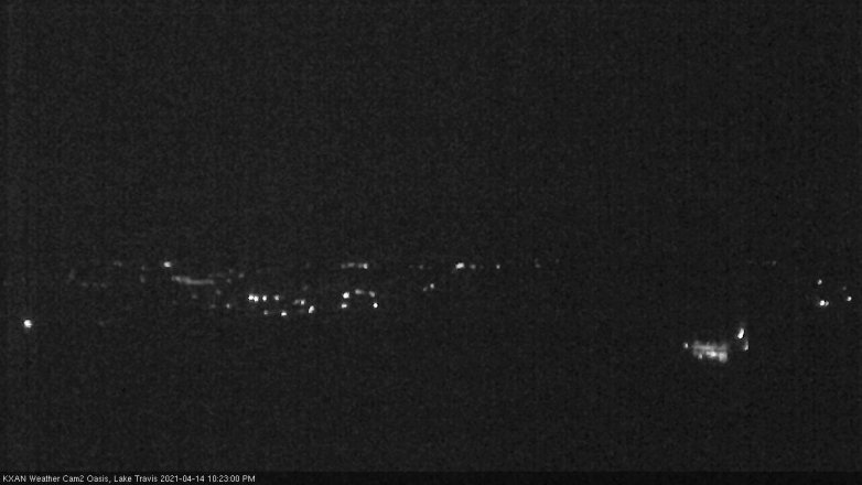 Lake Travis webcam, April 14, 2021 10:25 PM CT