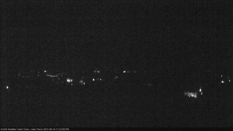 Lake Travis webcam, April 14, 2021 11:25 PM CT