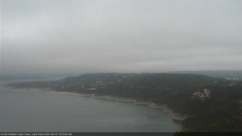 Lake Travis webcam, April 15, 2021 10:25 AM CT