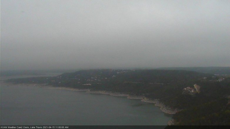 Lake Travis webcam, April 15, 2021 11:00 AM CT