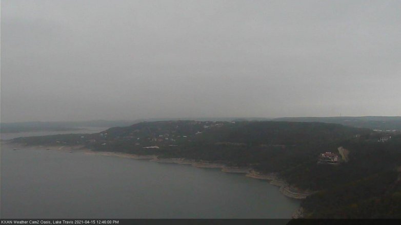Lake Travis webcam, April 15, 2021 12:45 PM CT