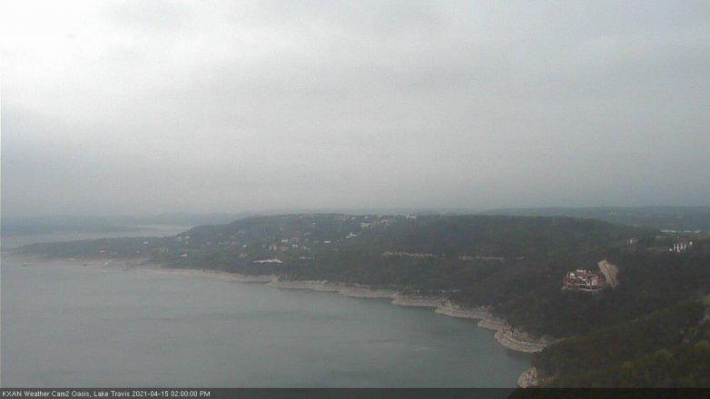 Lake Travis webcam, April 15, 2021 2:00 PM CT