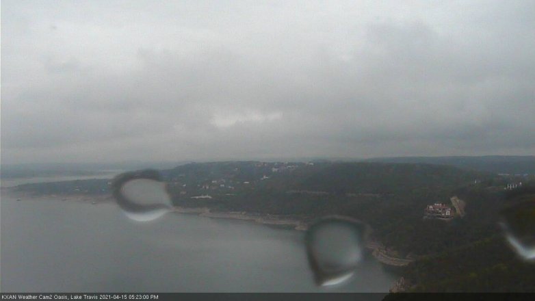 Lake Travis webcam, April 15, 2021 5:25 PM CT