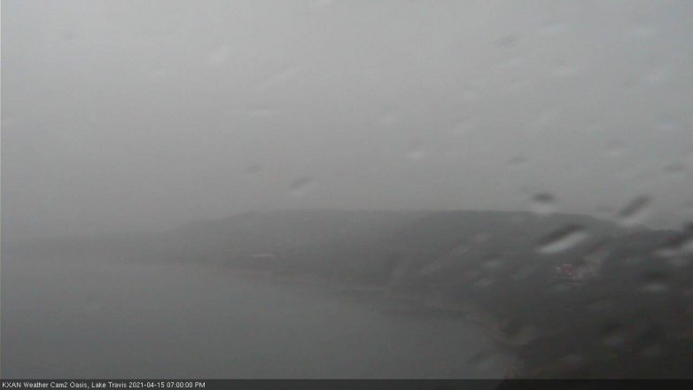 Lake Travis webcam, April 15, 2021 7:00 PM CT