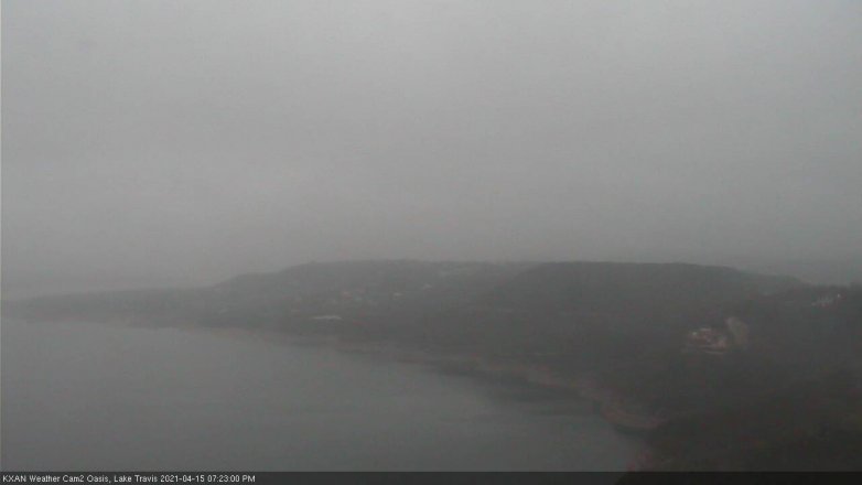 Lake Travis webcam, April 15, 2021 7:25 PM CT
