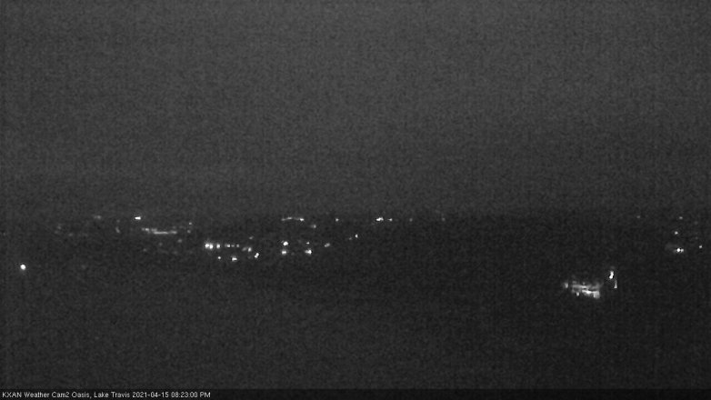 Lake Travis webcam, April 15, 2021 8:25 PM CT