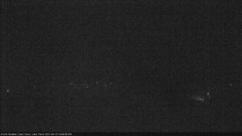 Lake Travis webcam, April 15, 2021 10:45 PM CT